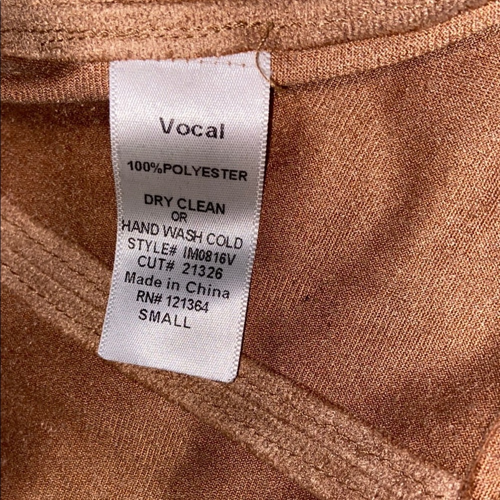 Vocal Brown and Black Ombre Vest - Picture 4 of 5